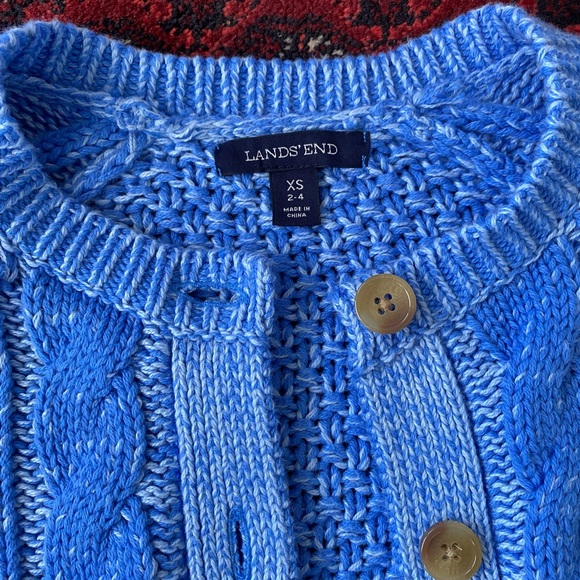 Lands’ End Chunky Cardigan - Picture 2 of 2